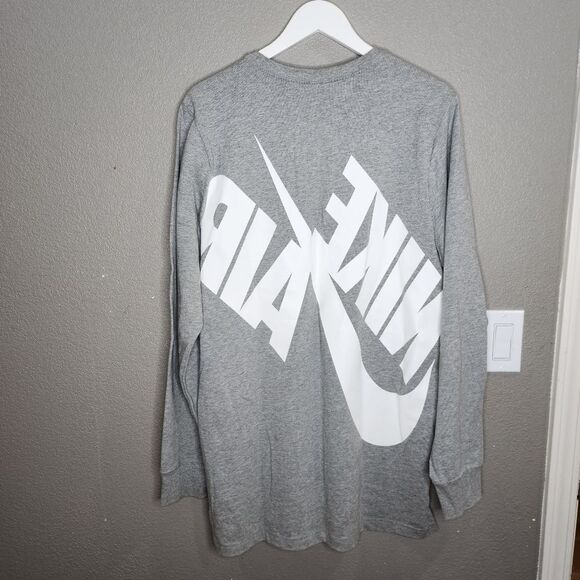 Nike Air Grey And White Crew Neck Sweater - Picture 2 of 6